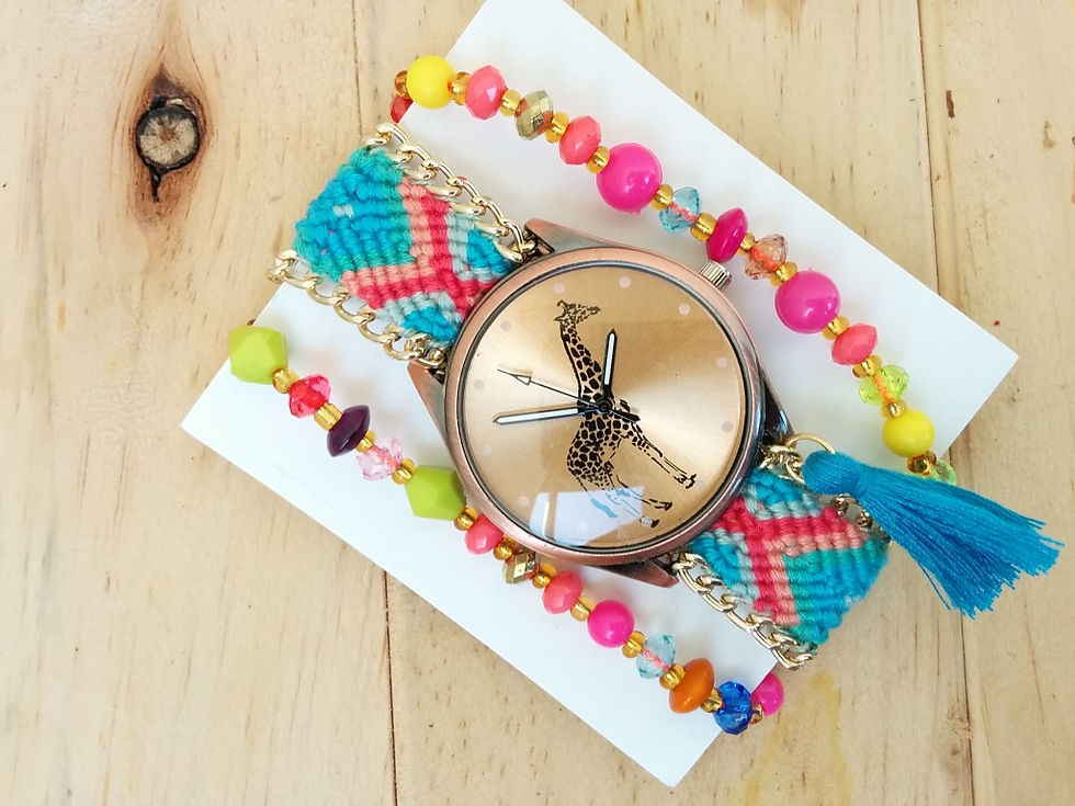 Miniatura: Reloj para Mujer Pulsera Tejido Wayu Artesanal