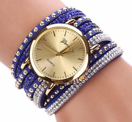 Miniatura: Reloj Pulsera para Mujer de Moda Estilo Rinestone