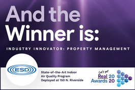 Cohesion's Customer, 150 North Riverside, is winner of the 2020 Innovation Award for Property Management