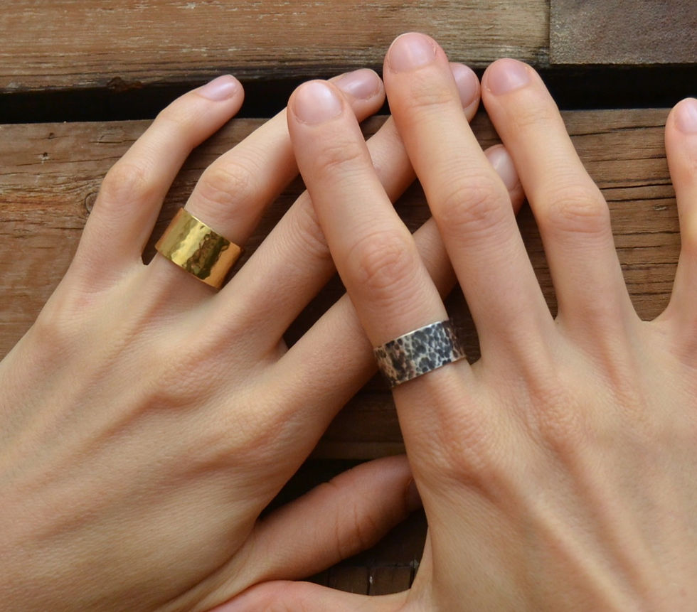 Thumbnail: "Hammered" ring