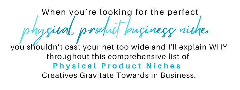 NICHE physical product GLOSSARY