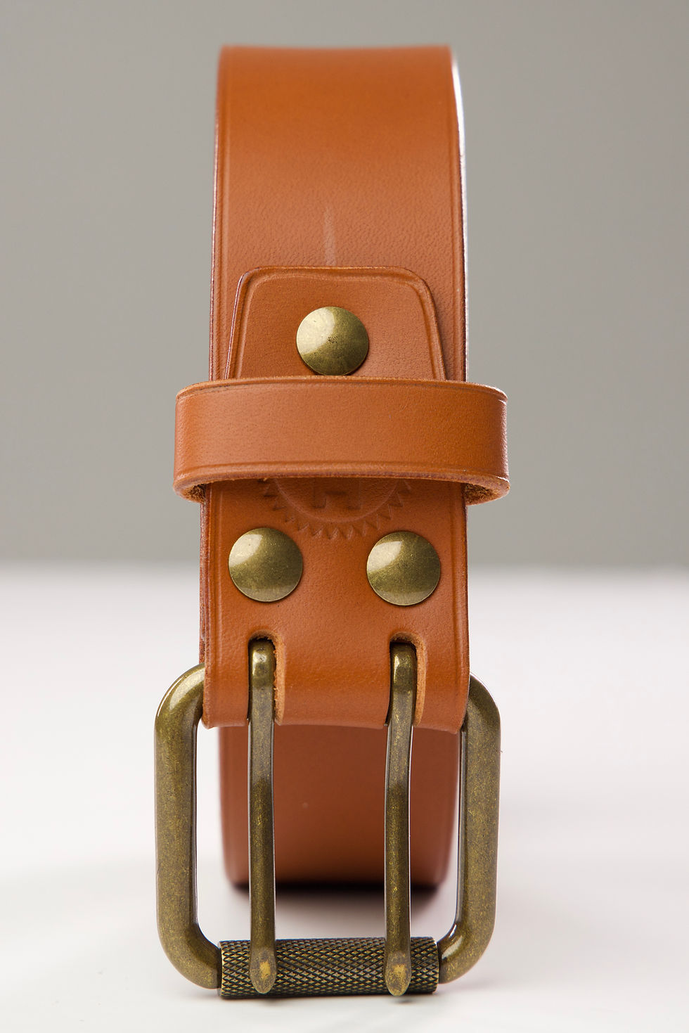 Thumbnail: BELLEVATOR Classic Leather Belt -Bright Brown
