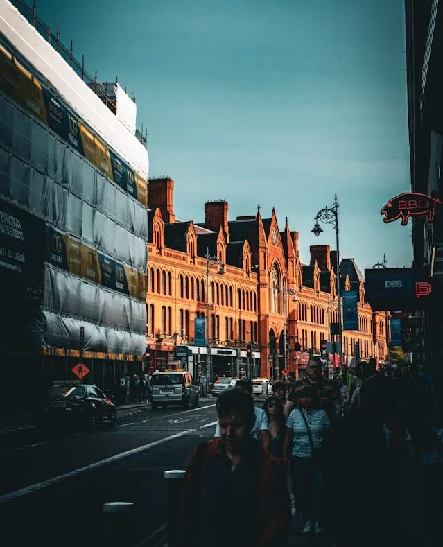 Dublin, İrlanda cadde