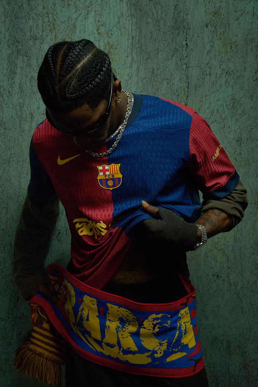 Travis Scott x FC Barcelona collection