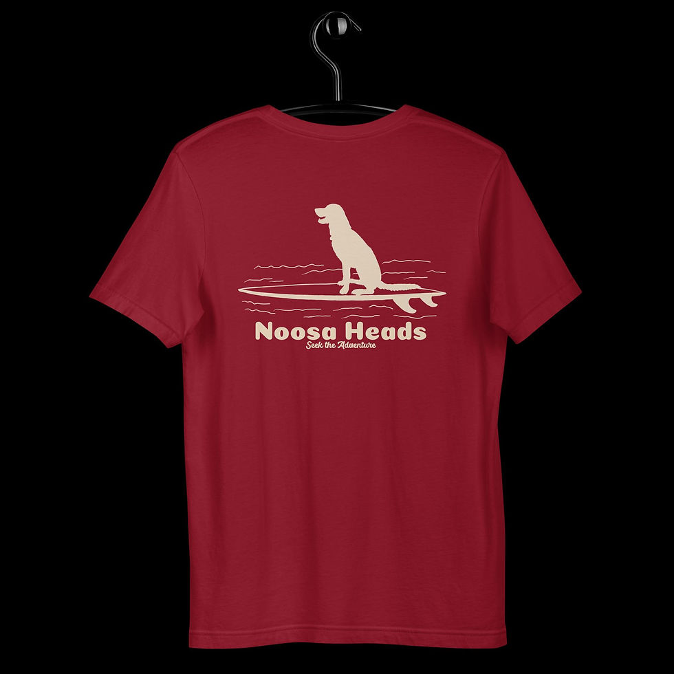 Thumbnail: Surfing Dog Unisex t-shirt