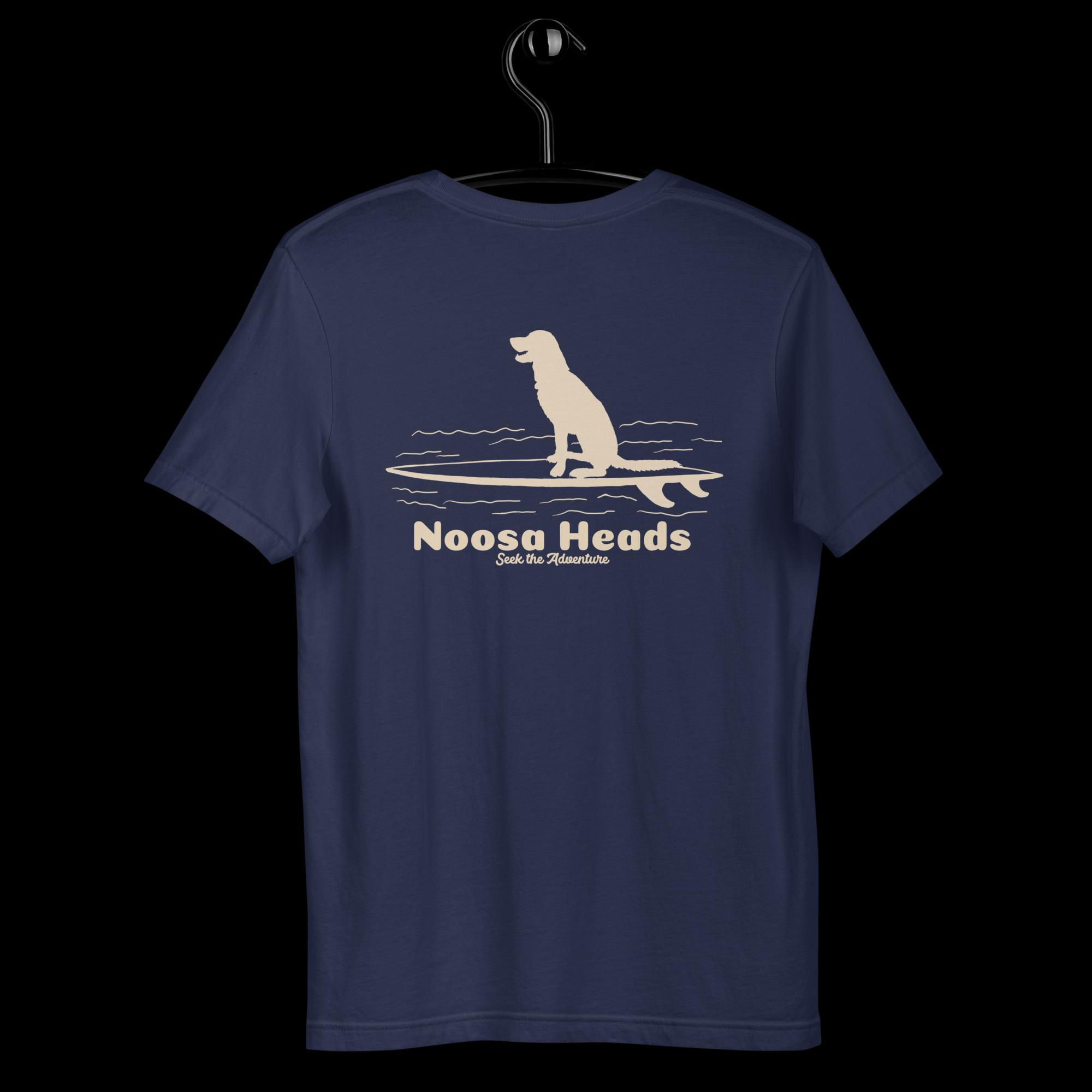 Surfing Dog Unisex t-shirt