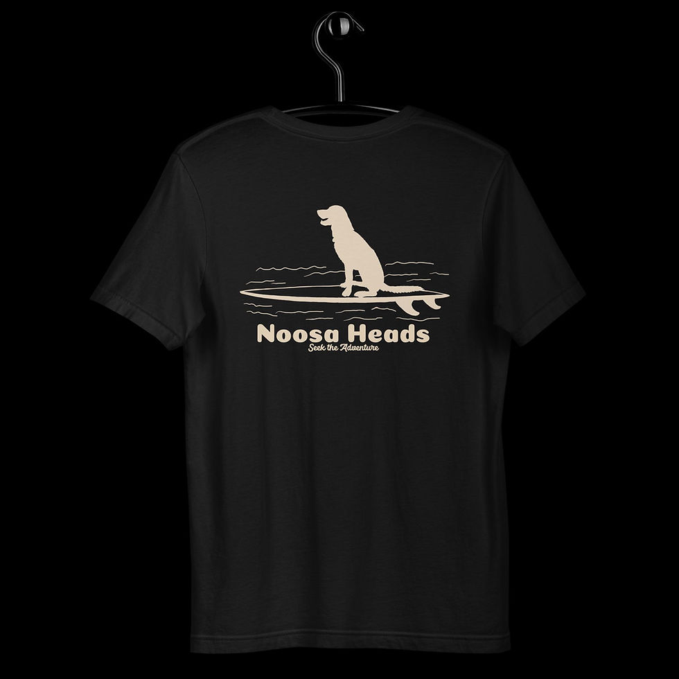 Thumbnail: Surfing Dog Unisex t-shirt