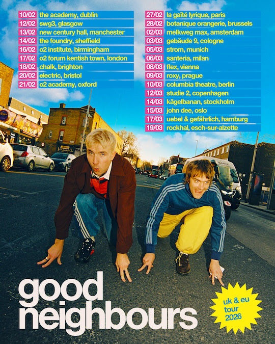 GOOD NEIGHBOURS Return with new single ‘People Need People’ UK and Ireland Tour Announced for February 2026