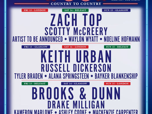 Country To Country reveals line up for 2026, with Brooks & Dunn, Keith Urban and Zach Top headlining