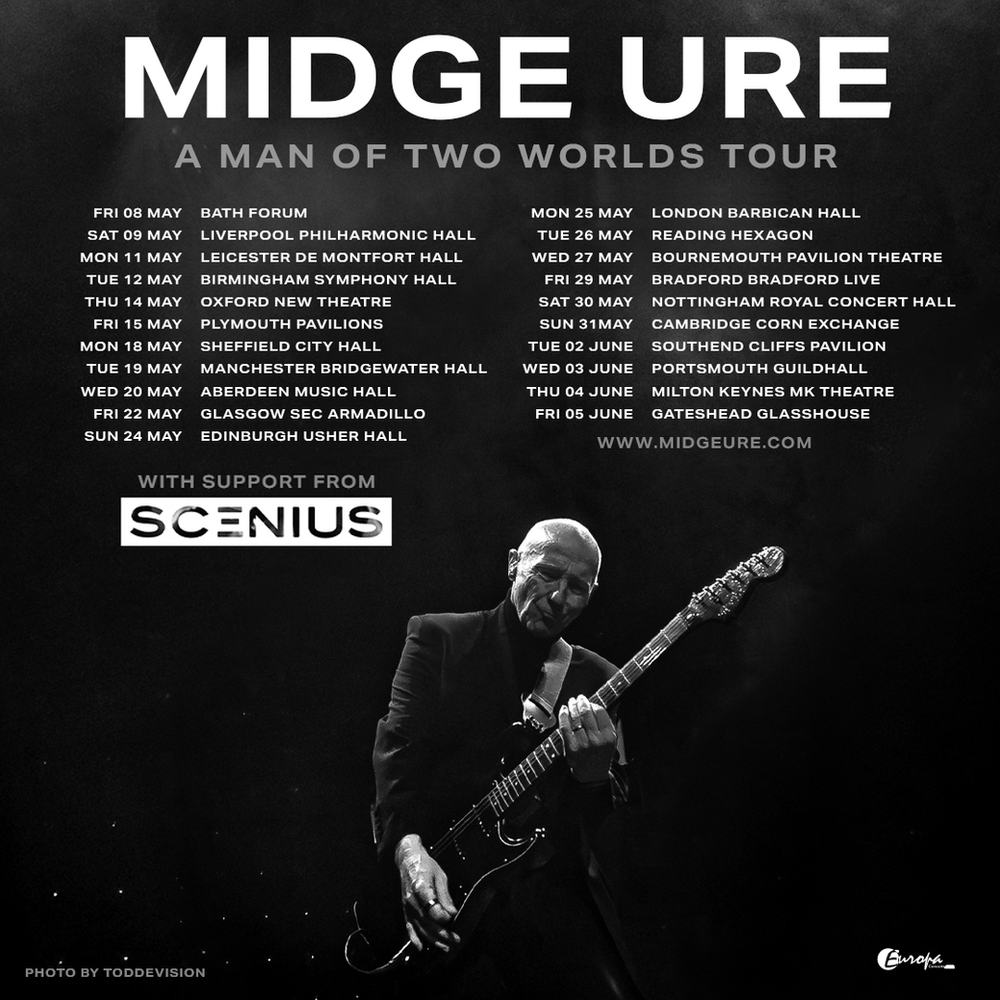 SCENIUS ANNOUNCES UK TOUR WITH MIDGEURE AND NEW REMIX