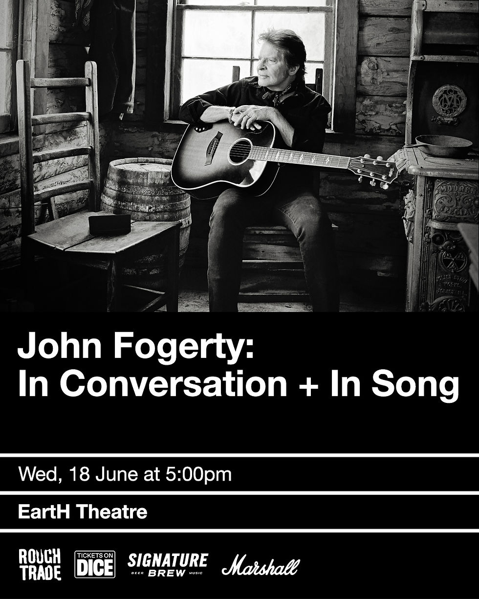 John Fogerty Returns to London for One-Night-Only Live Q&A Event and Acoustic Performance