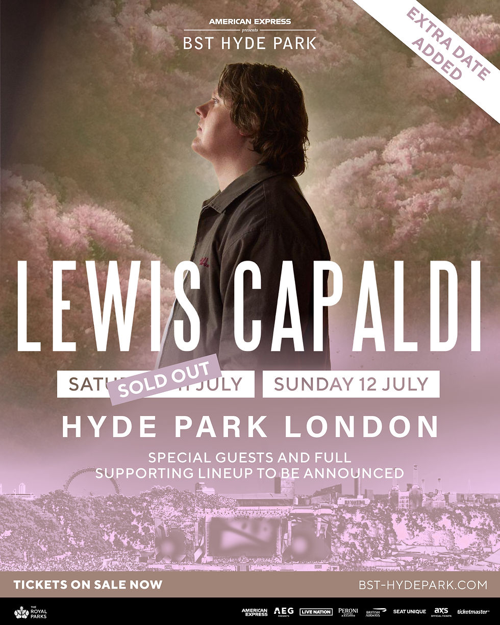 BST Hyde Park announces extra Lewis Capaldi show due to phenomenal demand