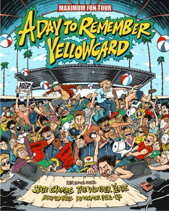 A Day To Remember And Yellowcard Announce "MAXIMUM FUN TOUR"