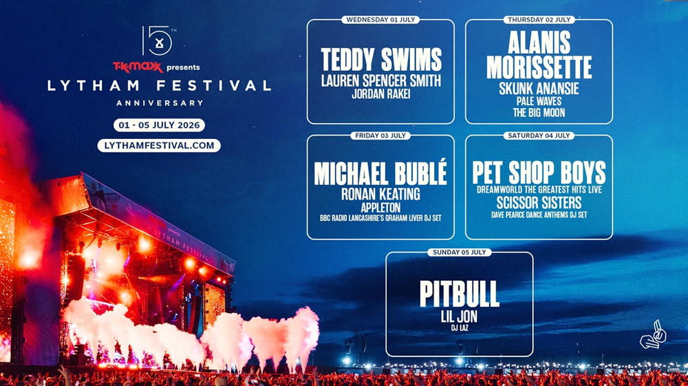 FINAL ARTISTS ADDED TO LYTHAM FESTIVAL BILL TO COMPLETE THE 2026 LINE UP