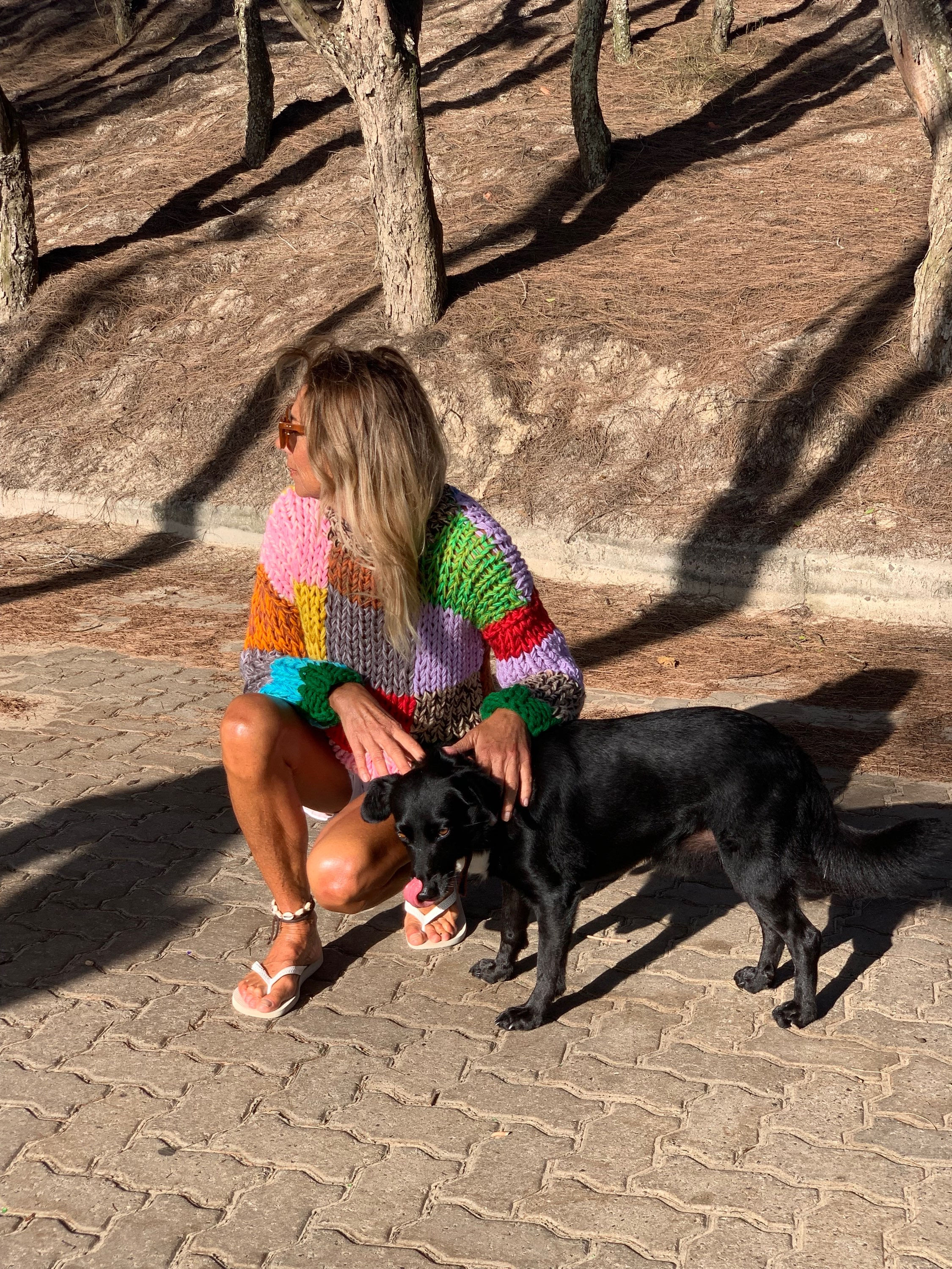 Blusão patchwork (somente sob encomenda)