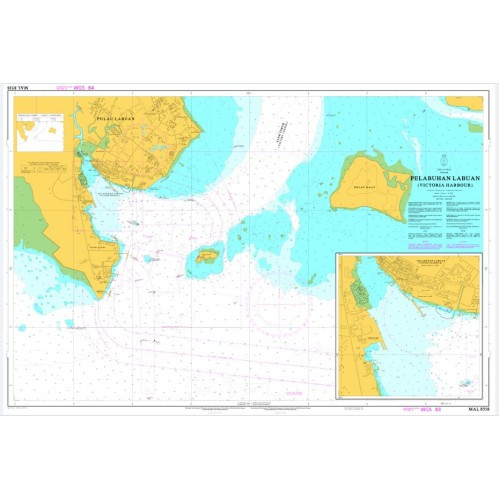 MAL 8518 - LABUAN PORT (VICTORIA HARBOUR) | mapsglobespecialist