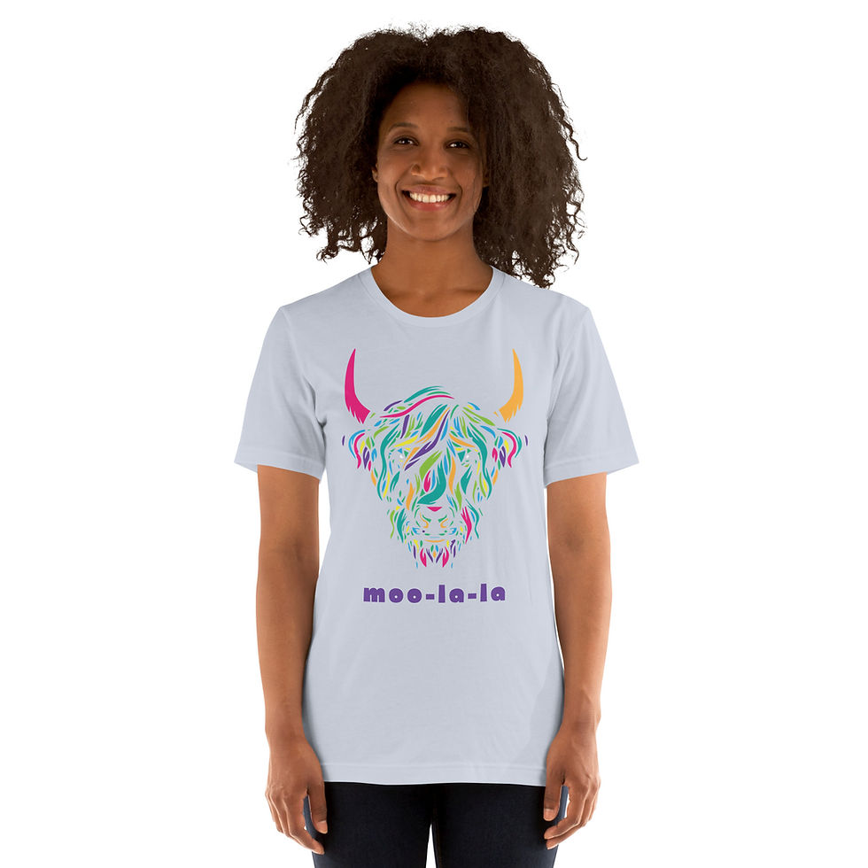 Thumbnail: Moo La La Unisex t-shirt
