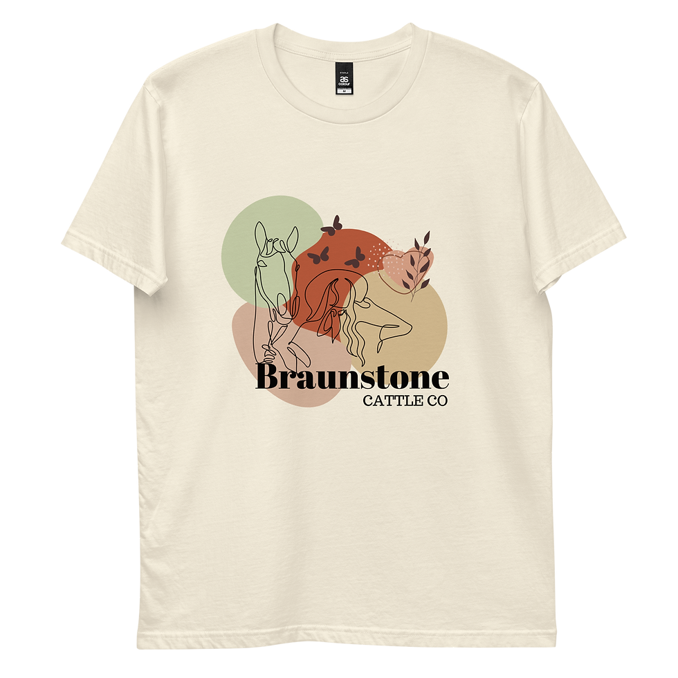 Thumbnail: Cowgirl Outline Men's staple tee
