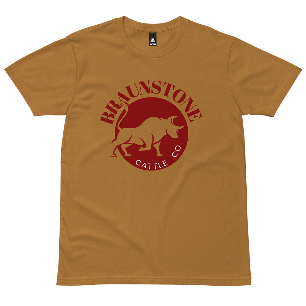 Thumbnail: Red Braunstone Men's staple tee