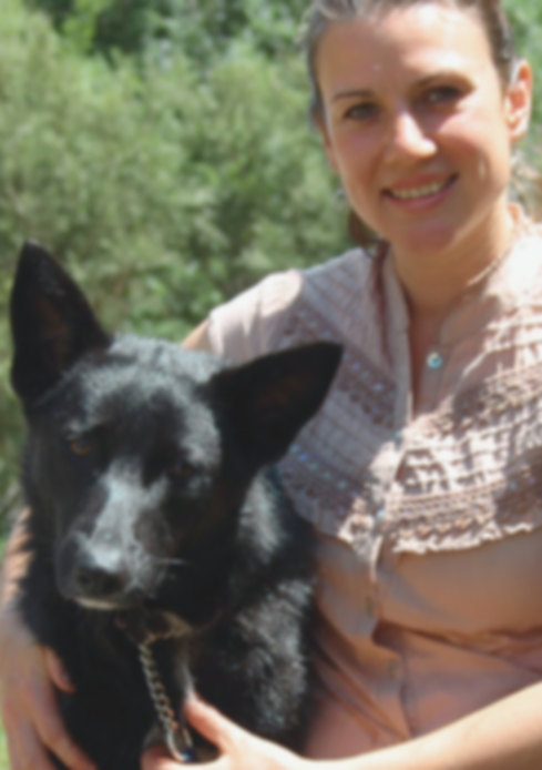 Kerrie and her dog Arrow