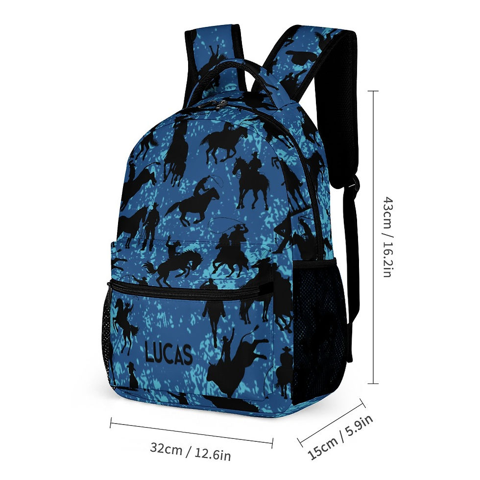Thumbnail: Rodeo Bag Set for Kids - Custom Design