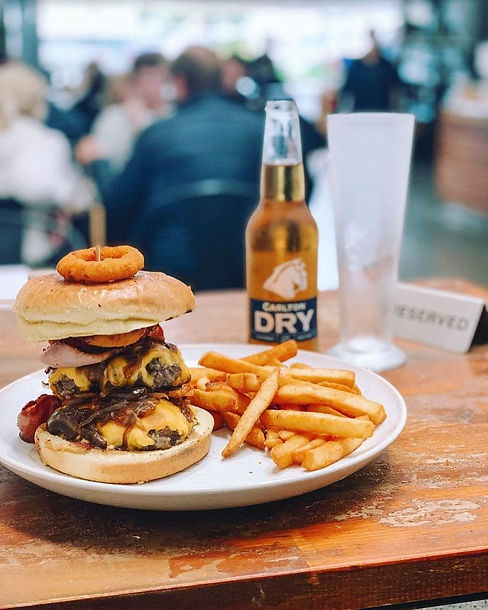 lunch and a beer