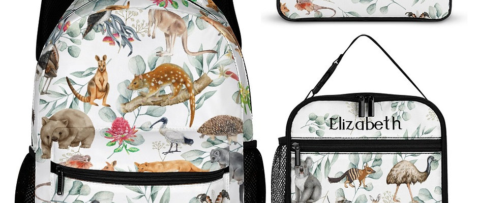 Aussie Animals Bag Set for Kids - Custom Design