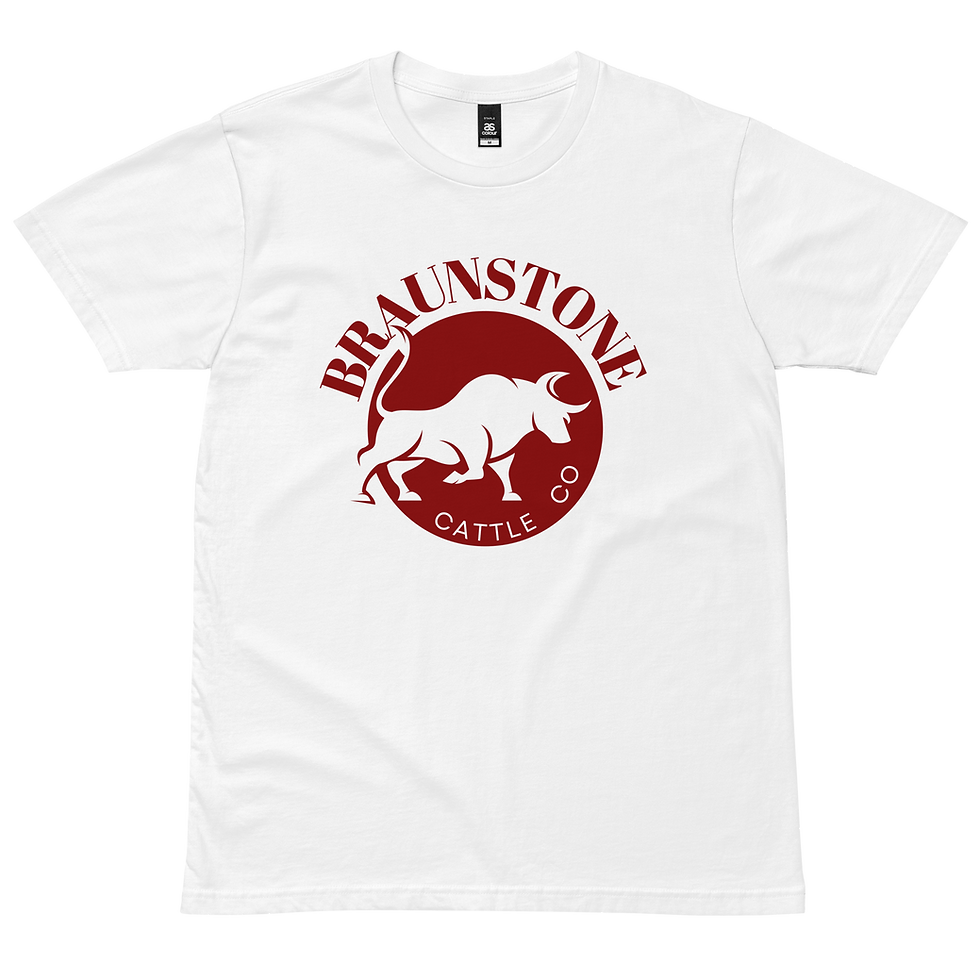 Thumbnail: Red Braunstone Men's staple tee