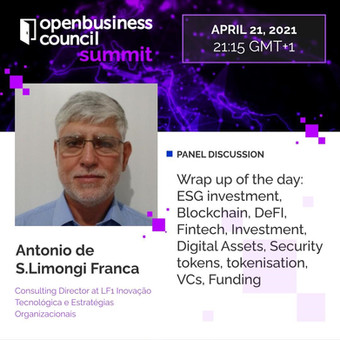 Antônio Limongi apresenta no OpenBusiness Council Summit