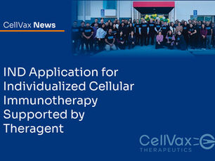 CellVax Submits IND Application for Individualized Cell-based Immunotherapy FK-PC101 with Support of Theragent