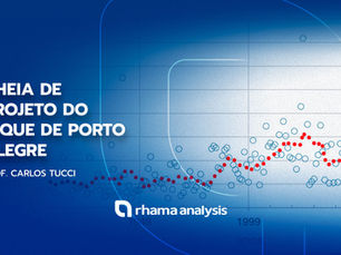 Cheia de projeto do dique de Porto Alegre