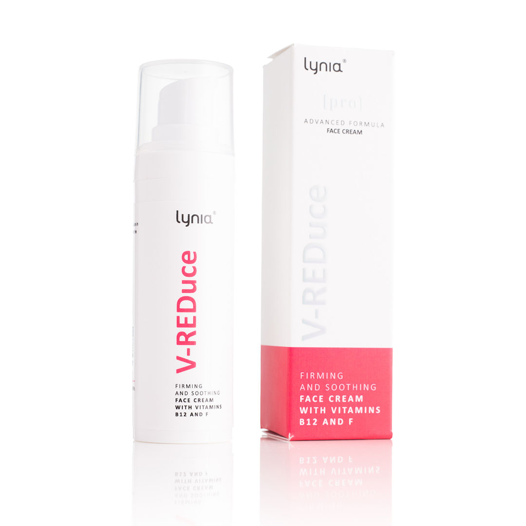 Lynia Krem V-REDuce z witaminami B12 i F 50 ml – packshot produktu