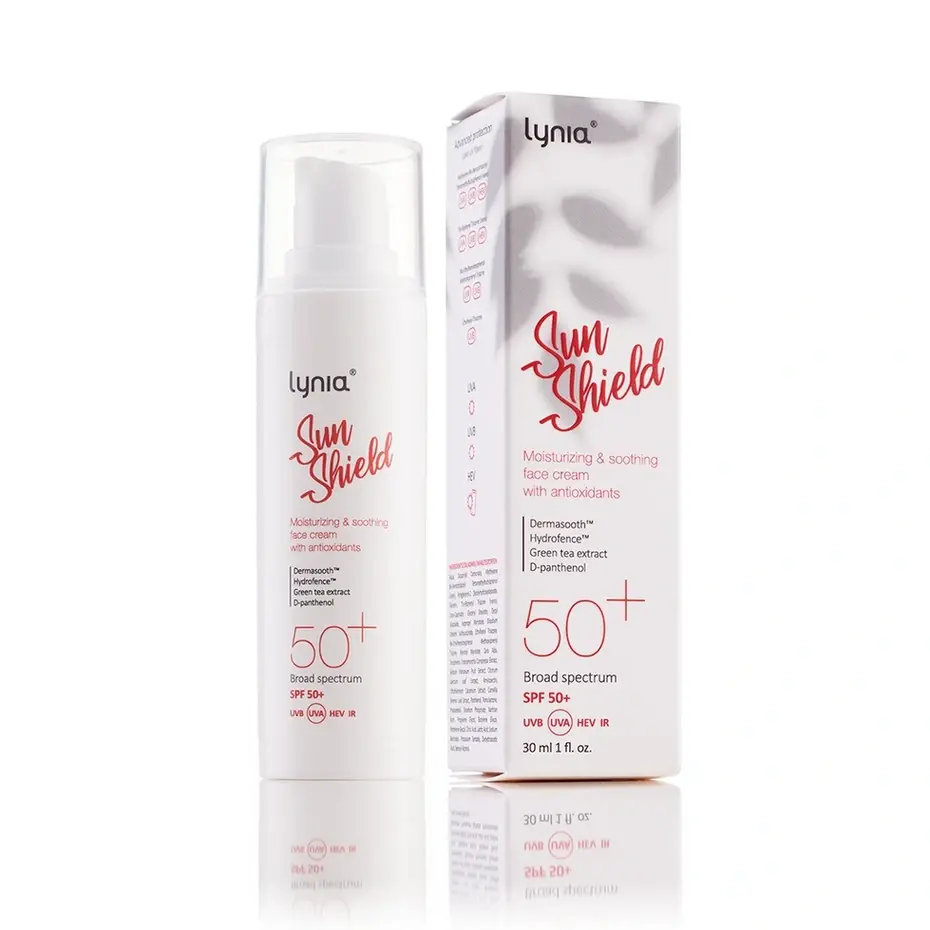 Lynia SunShield – Feuchtigkeitsspendende Gesichtscreme LSF 50+ 30 ml