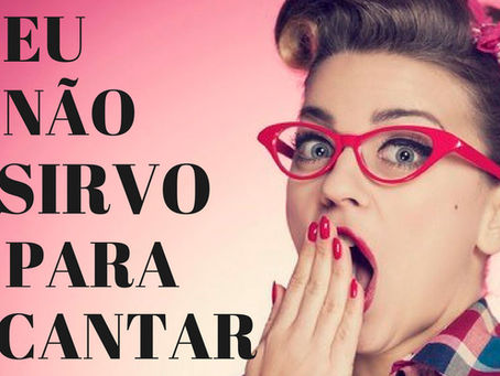 Será que eu posso cantar?