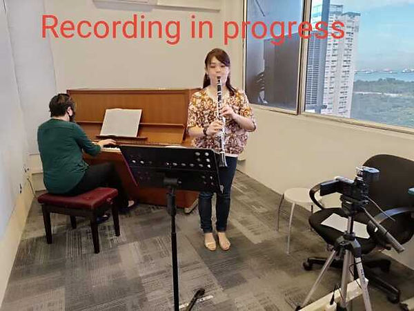 Recording at Flute and Music Academy