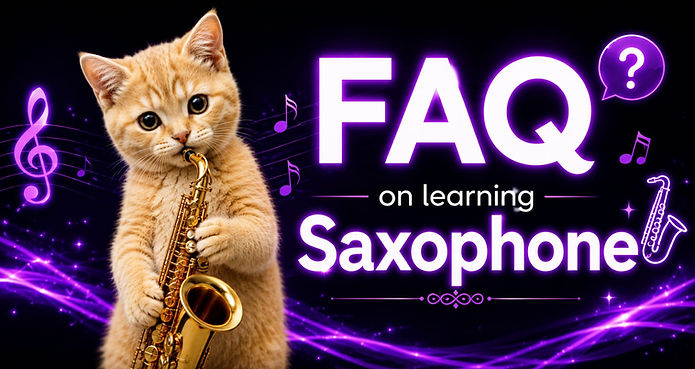 FAQ on learning Saxophone