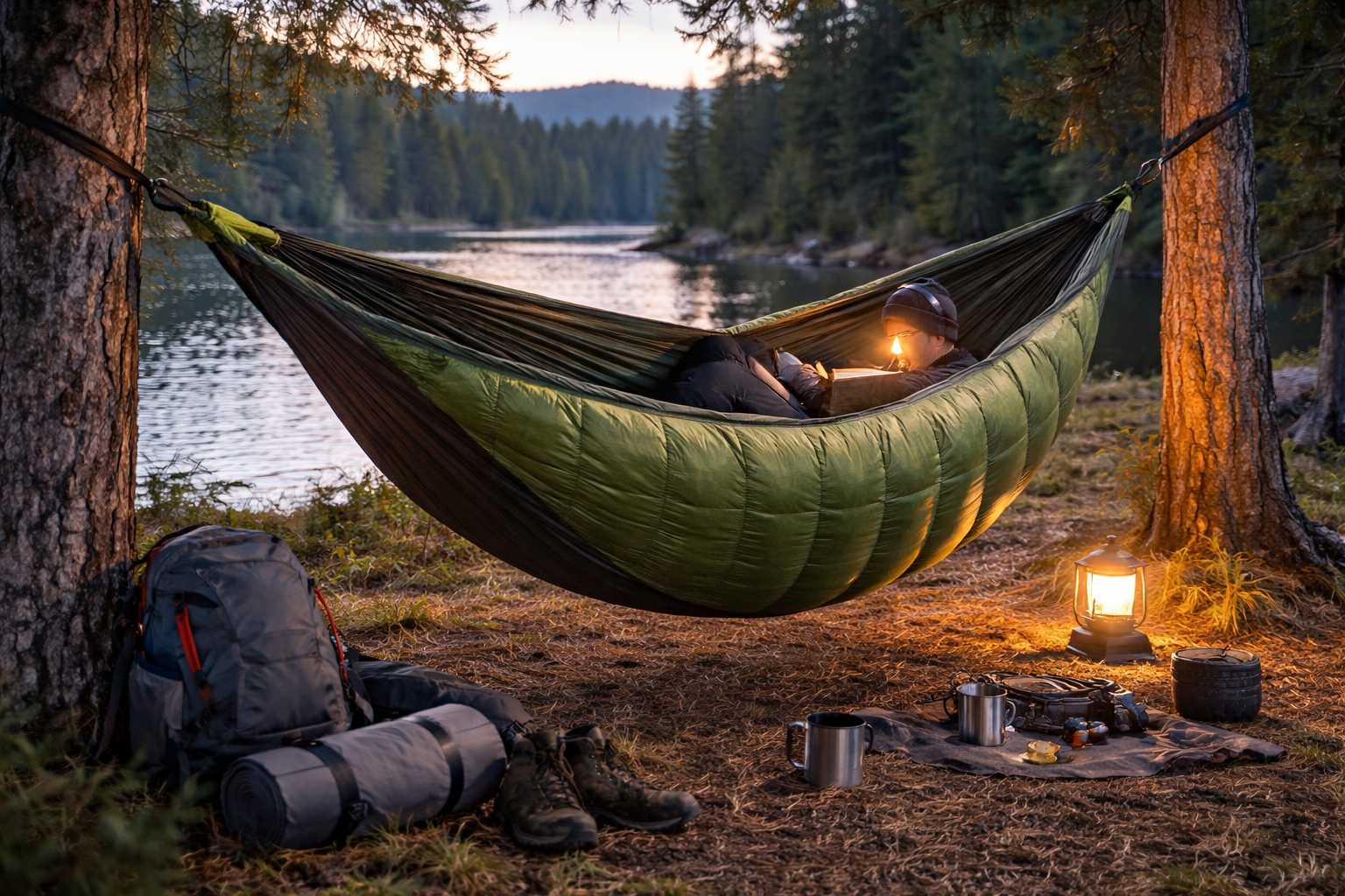 Durable Waterproof Nylon Outdoor Camping Hammock
