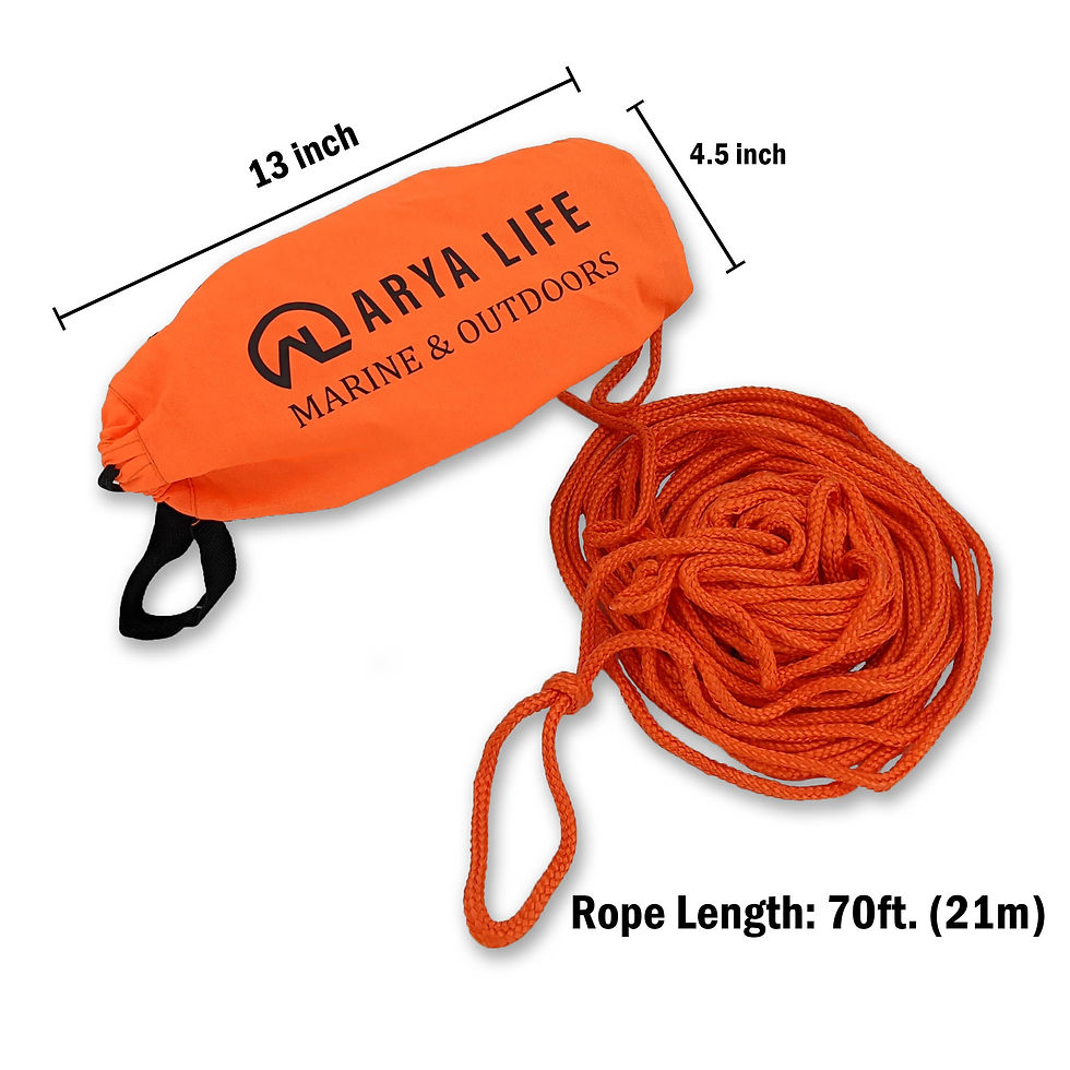 Life Rope Throw Arya Life Throw Rope Rescue Bag with 70ft of Marine Rope | River Joe's ...