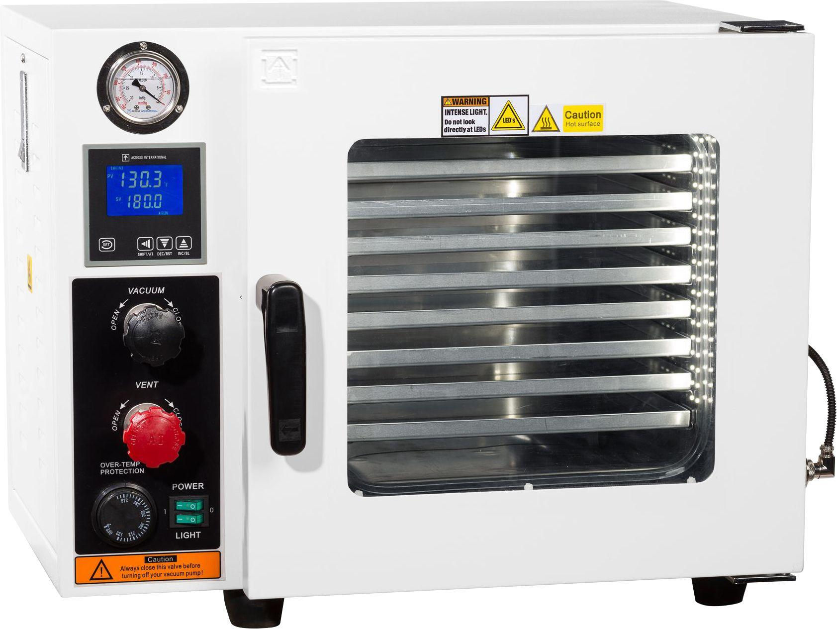 316L SST Optional 250C UL Certified 0.9 CF Vacuum Oven w/ 5 Sided Heating