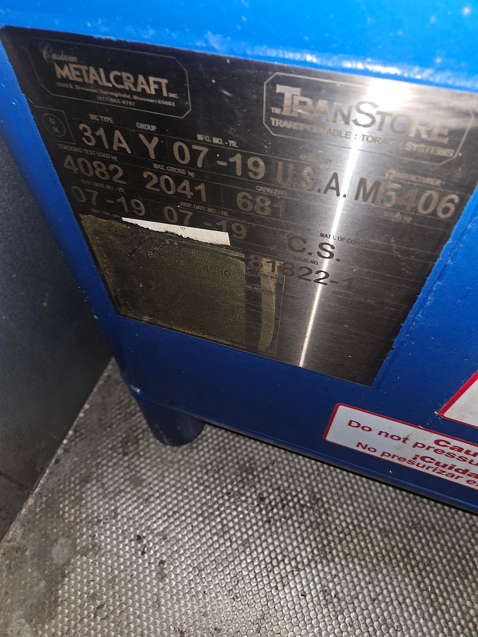 Thumbnail: TranStore Stainless Steel IBC Tote