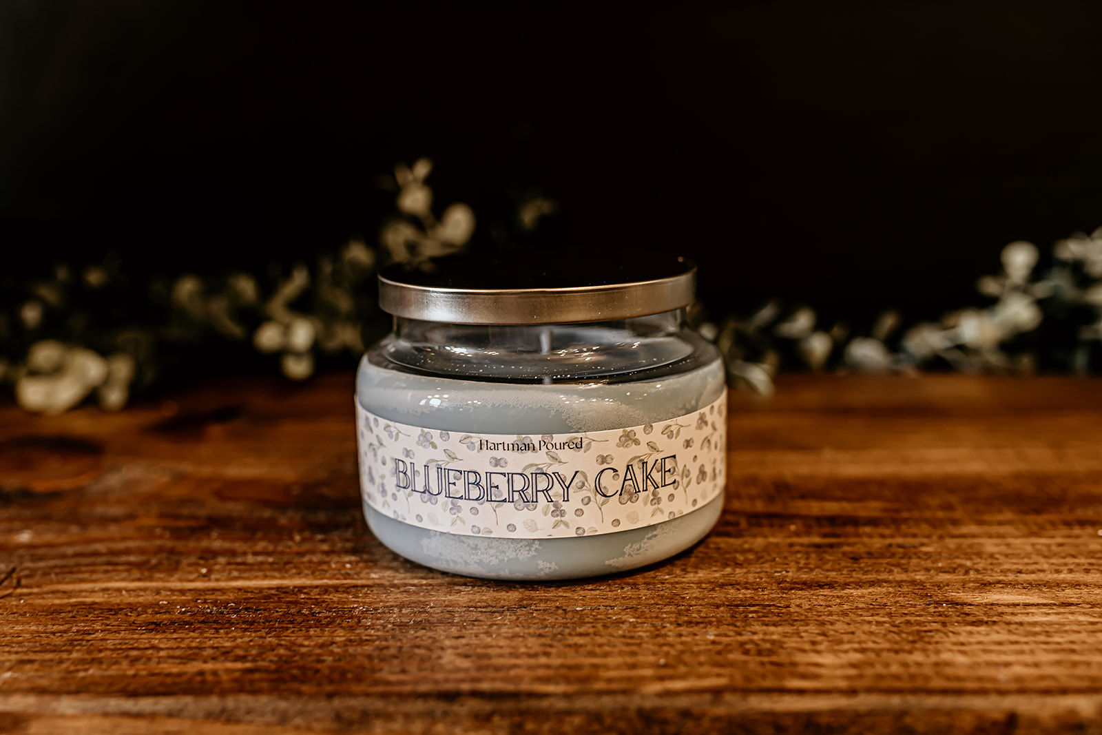 Blueberry Cake Candle, 10 oz front