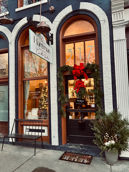 Photo of Hartman Poured Candle Studio store front.