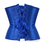Thumbnail: F1663 Plain Blue Satin Underbust