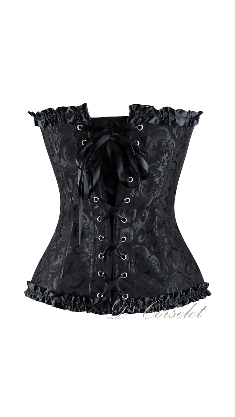 Thumbnail: F1069-5 Black Ribbon Brocade
