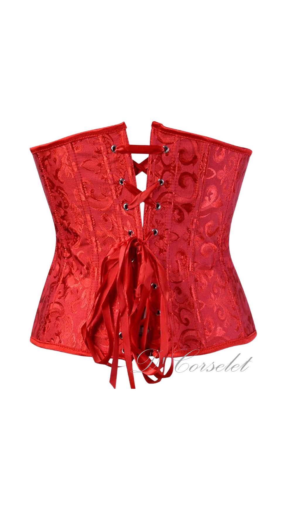 Thumbnail: F1336 Red Brocade Underbust