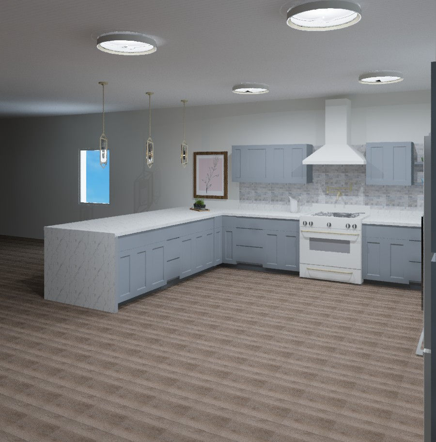 Kitchen2-3D View 2