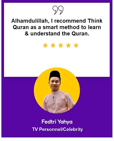 Learning Arabic language of the Quran with Think Quran is a smart method.