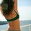 Miniatura: BIKINI CARMEN LUREX - GREEN