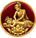 Thai massage service icon magical hands BKK