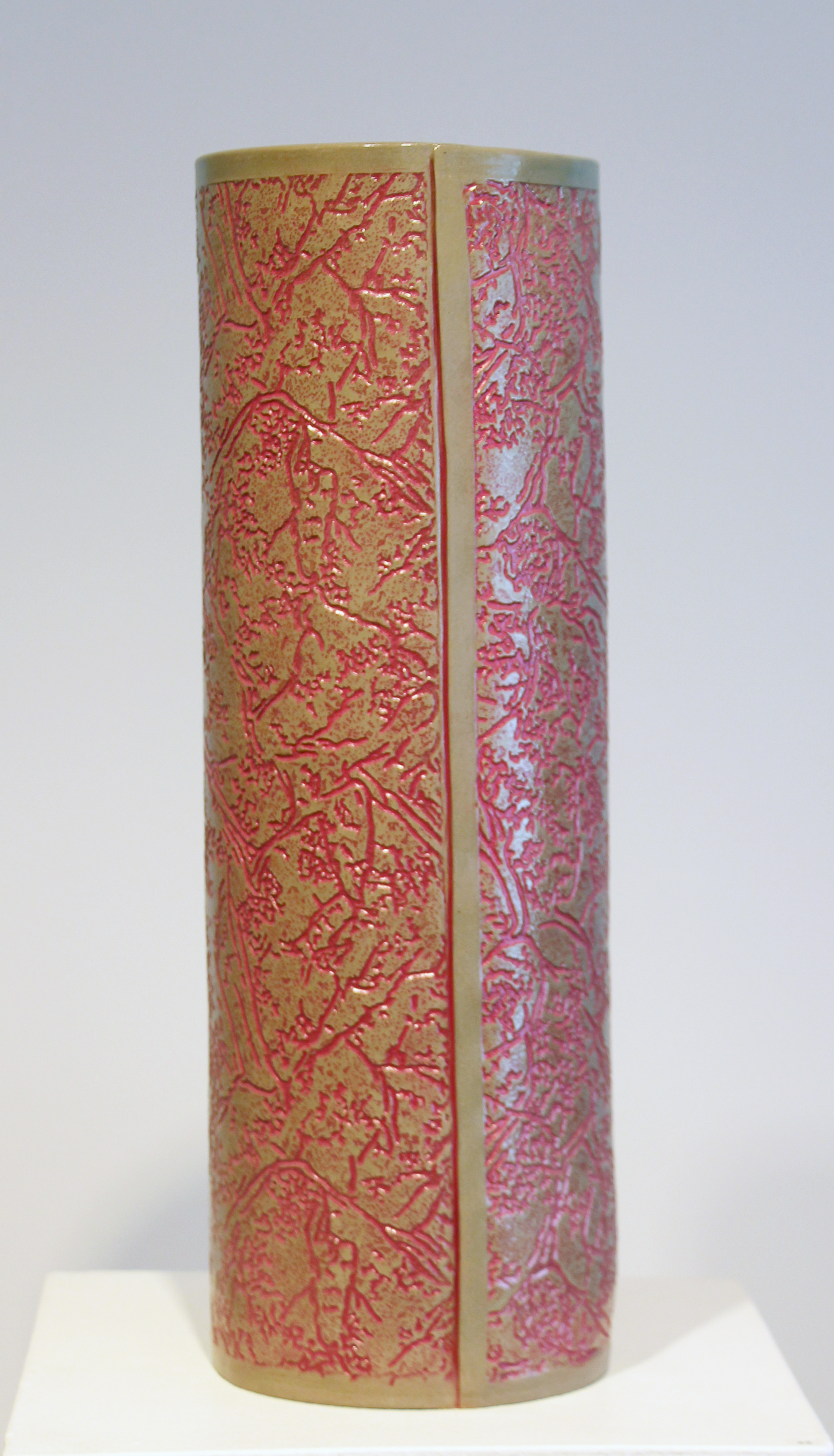 Red Rushes Vase